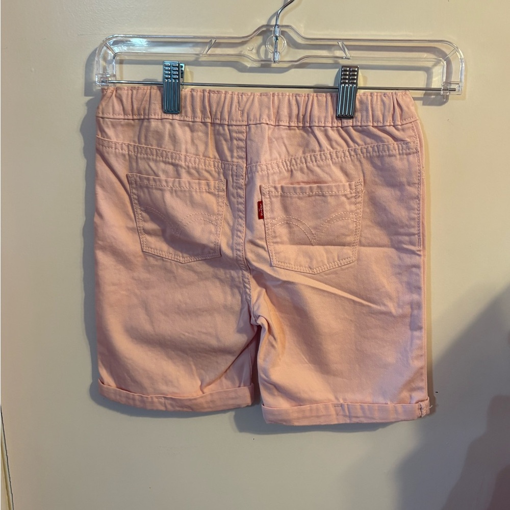 Levi’s Pink Little Girls Shorts - Picture 2 of 5